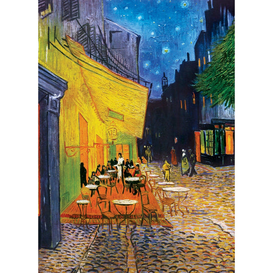 MasterPieces of Art - Cafe Terrace at Night 1000 Piece Jigsaw Puzzle MasterPieces Puzzle Company INC