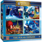 The Polar Express 4-Pack 100 Piece Jigsaw Puzzles - Out of Play