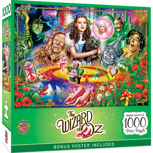 The Wizard of Oz - Magical Land of Oz 1000 Piece Jigsaw Puzzle - Out of Play