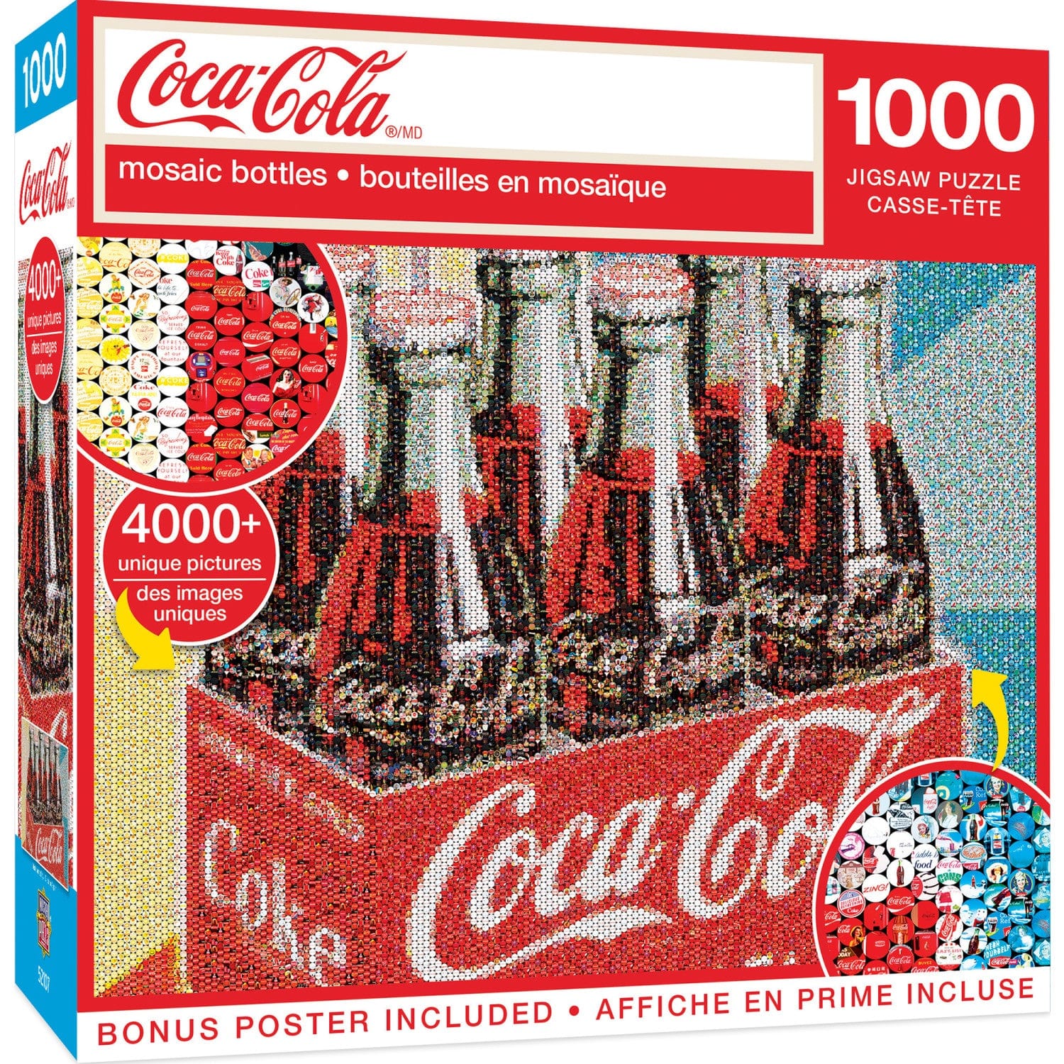 Coca-Cola - Photomosaic Bottles 1000 Piece Jigsaw Puzzle MasterPieces Puzzle Company INC