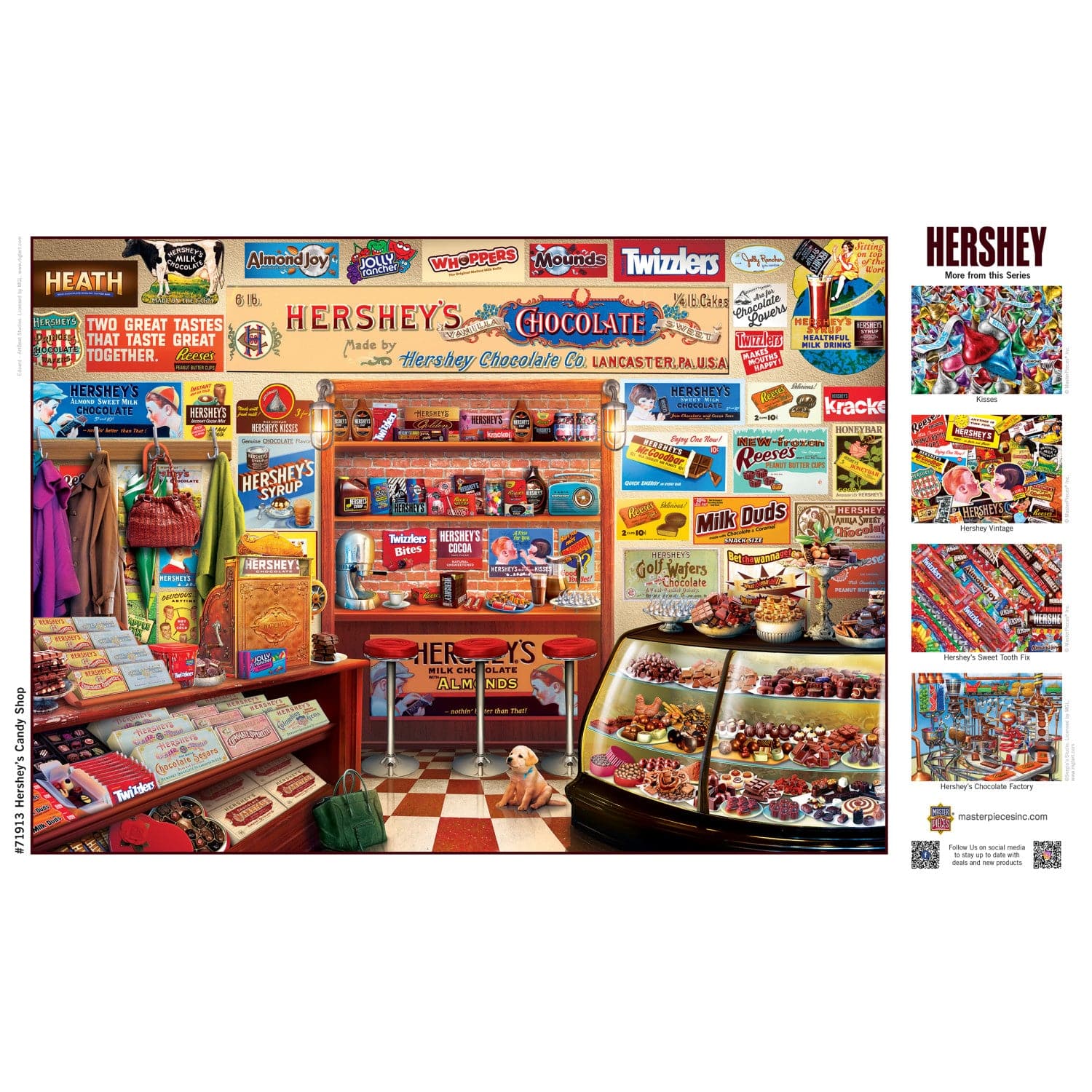 Hershey's Candy Shop - 1000 Piece Jigsaw Puzzle - Out of Play
