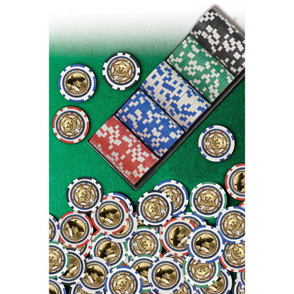 John Wayne 100 Piece Poker Chips MasterPieces Puzzle Company INC