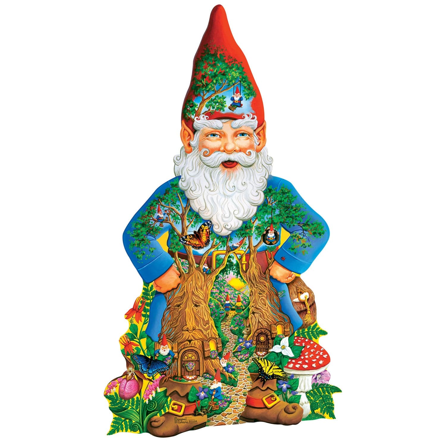 Shapes - Garden Gnome 500 Piece Jigsaw Puzzle - Out of Play