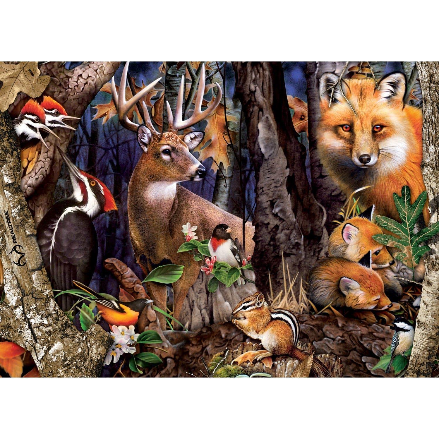 Realtree - Forest Gathering 1000 Piece Jigsaw Puzzle - Out of Play