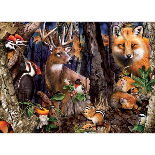 Realtree - Forest Gathering 1000 Piece Jigsaw Puzzle - Out of Play