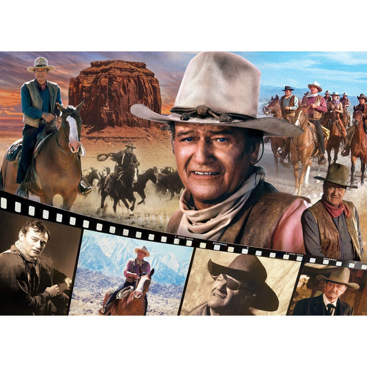 John Wayne Collection - Legend of the Silver Screen 1000 Piece Jigsaw Puzzle - Out of Play