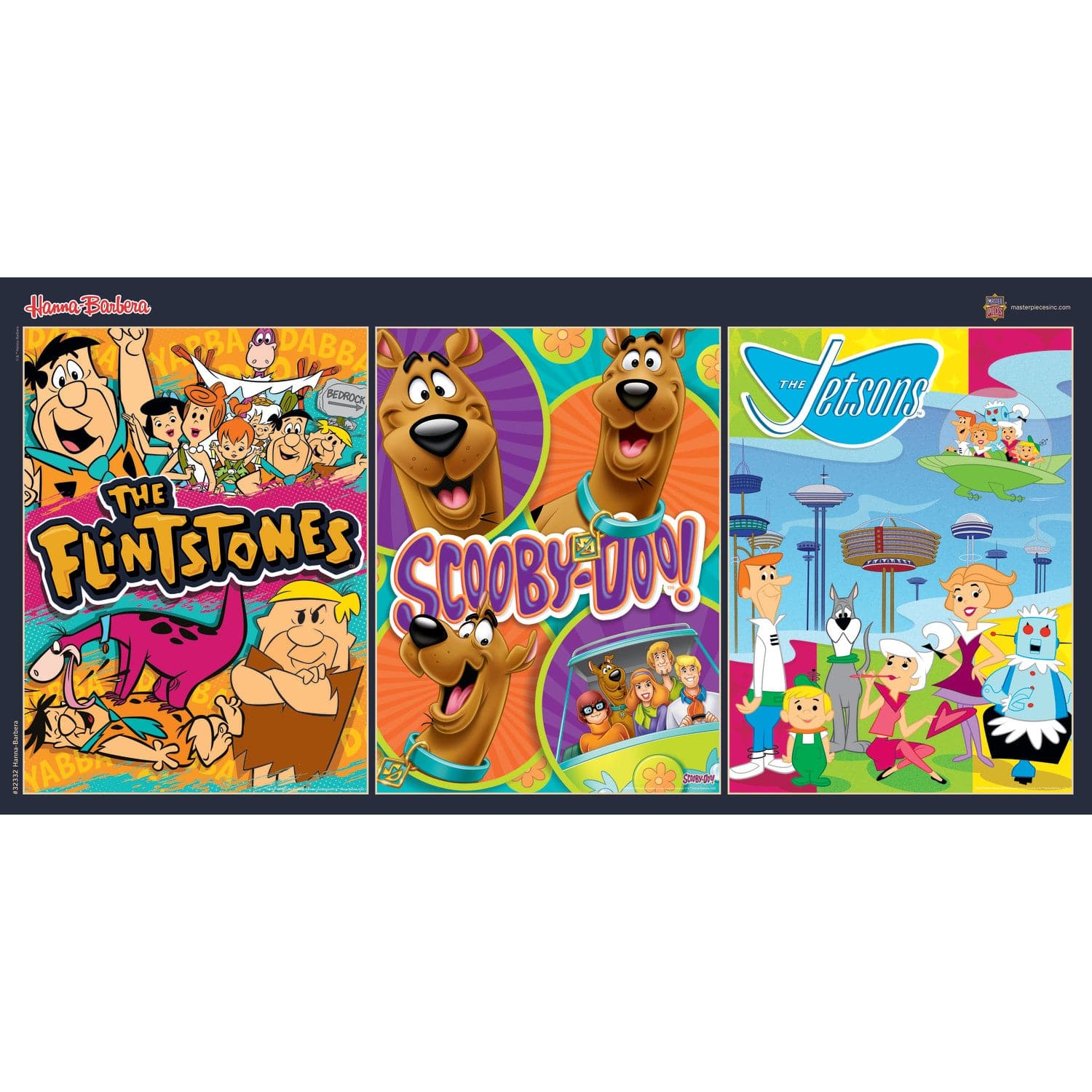 Hanna-Barbera - 500 Piece Jigsaw Puzzles 3 Pack MasterPieces Puzzle Company INC