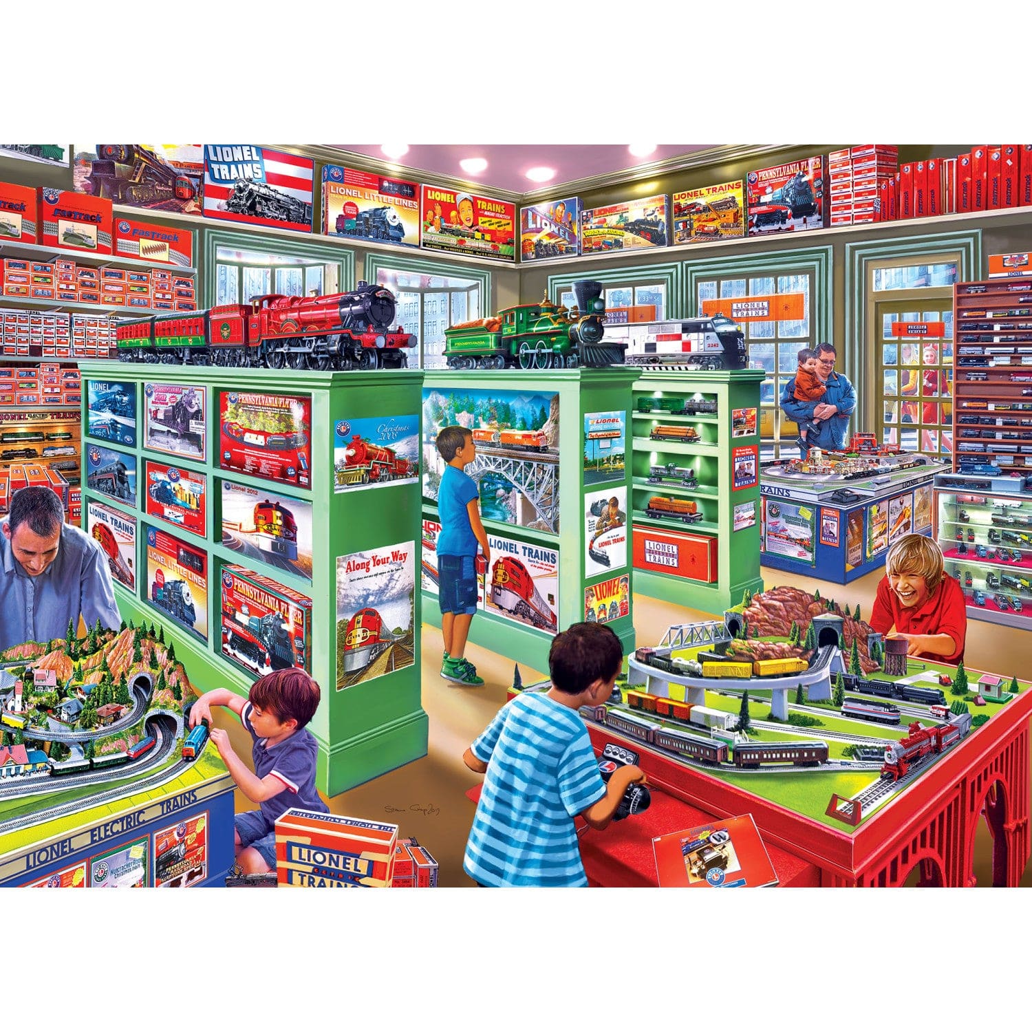 Lionel Trains - The Lionel Store 1000 Piece Jigsaw Puzzle MasterPieces Puzzle Company INC