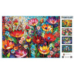 Stained Glass - Mosaic Meadow 1000 Piece Jigsaw Puzzle