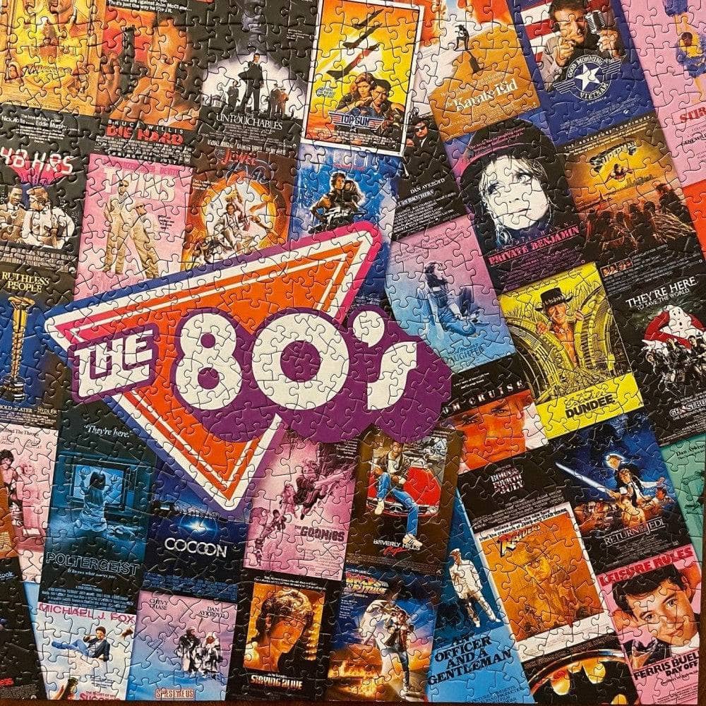 80's Blockbusters 1000 Piece Jigsaw Puzzle - Out of Play
