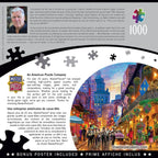 Colorscapes - New Orleans Style 1000 Piece Jigsaw Puzzle - Out of Play