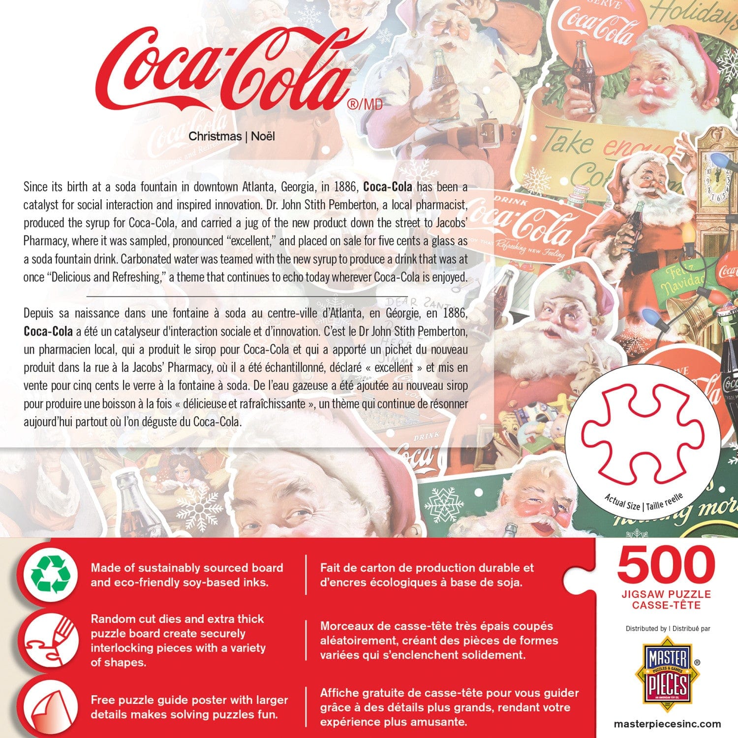 Coca-Cola Christmas - 500 Piece Jigsaw Puzzle - Out of Play