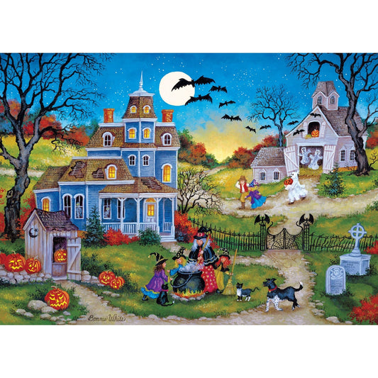 Glow in the Dark - Three Little Witches 1000 Piece Jigsaw Puzzle - Out of Play